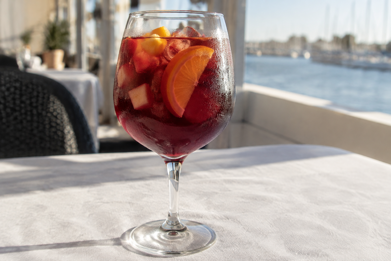 Sangria fraîche et fruitée, Le Grau-du-Roi en Camargue